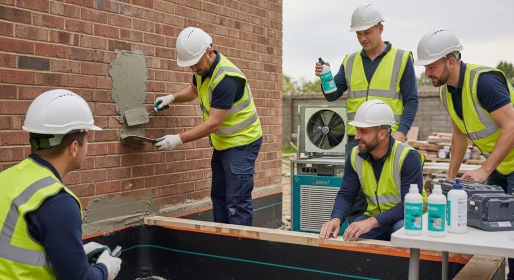damp proofing, construction, moisture prevention