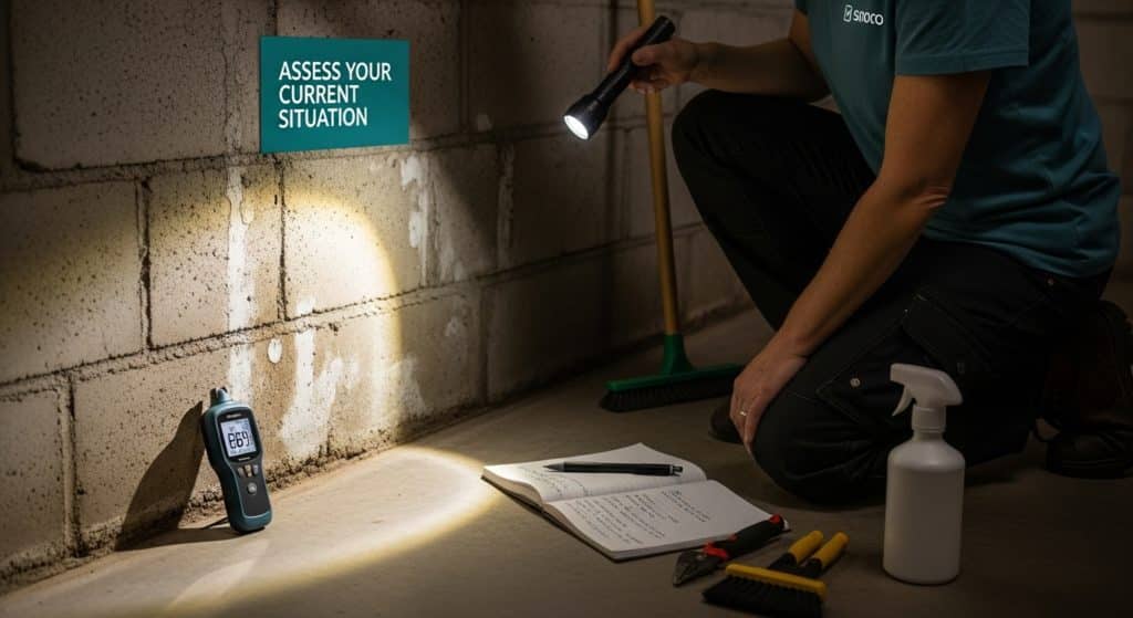 basement inspection waterproofing