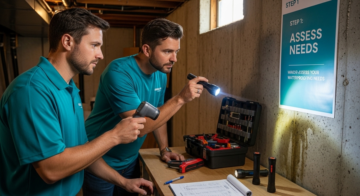 waterproofing contractor home assessment