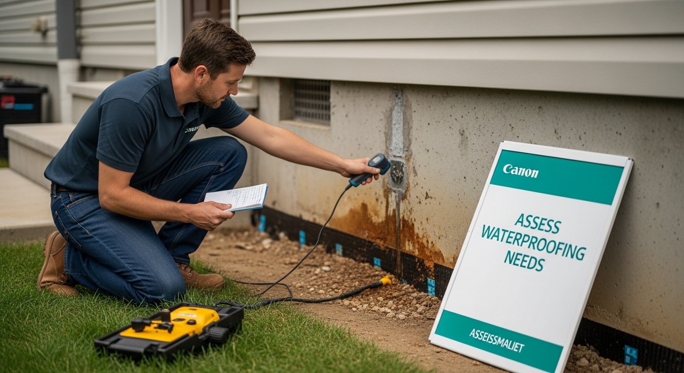 assess waterproofing solutions