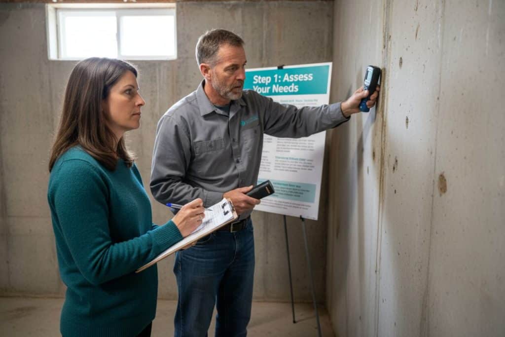 assess waterproofing needs