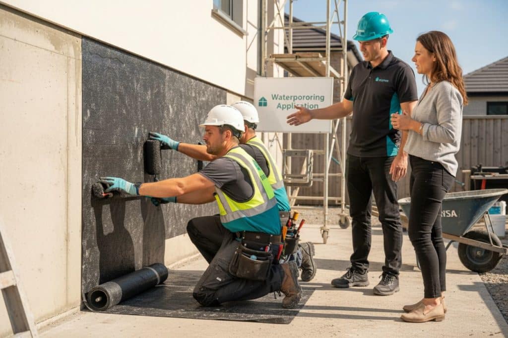 waterproofing application process