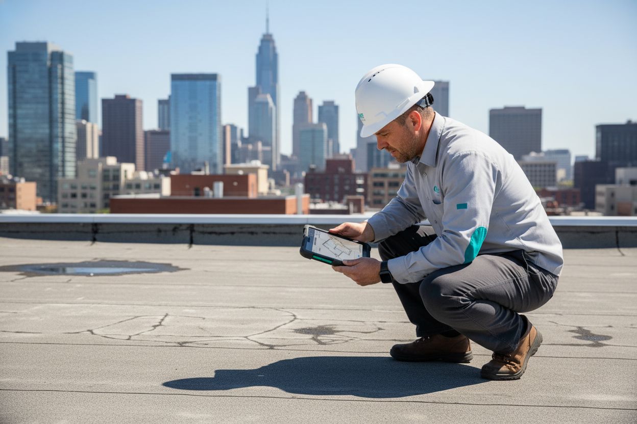 roof inspection professional