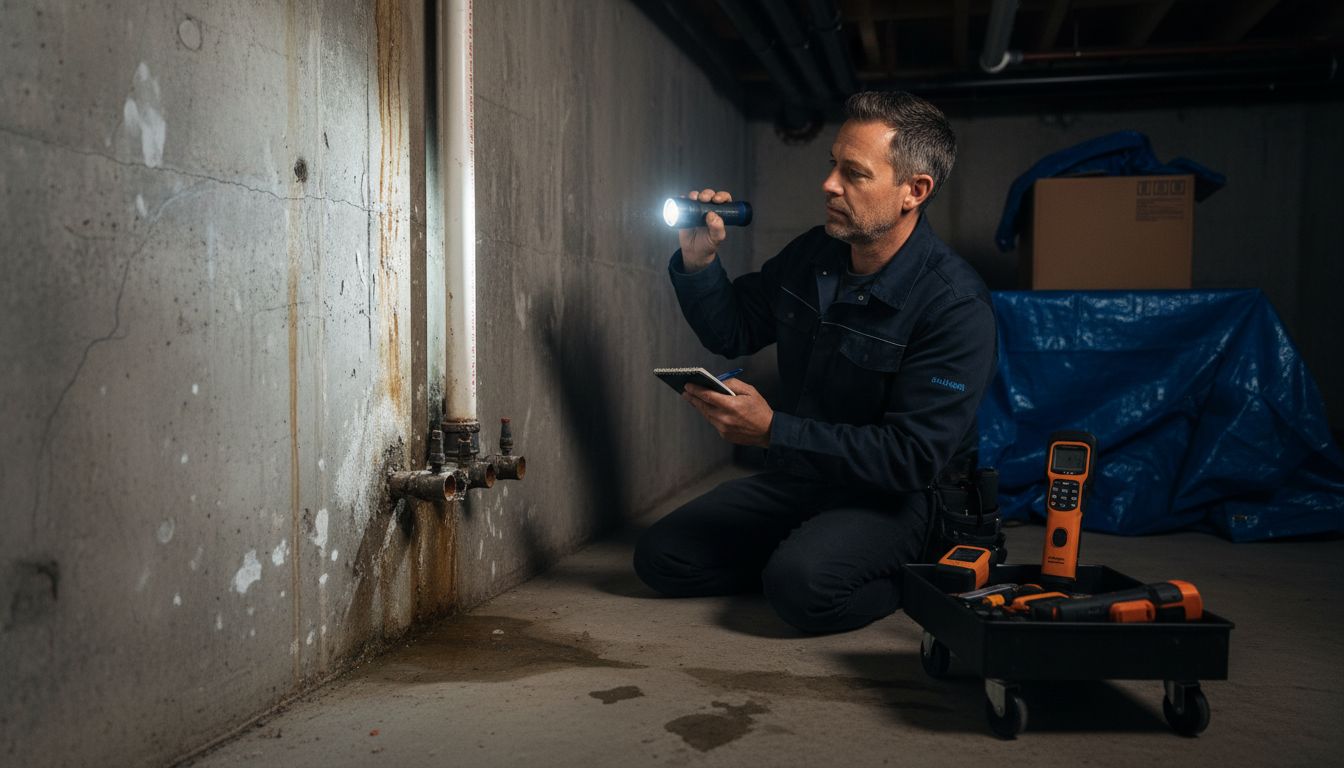 basement inspection moisture