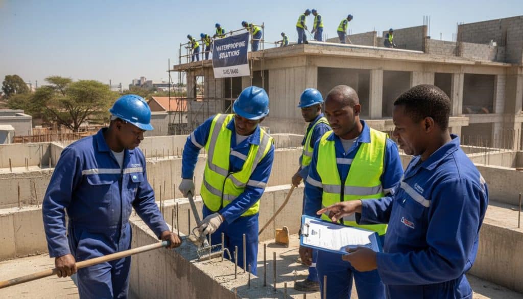 South African construction waterproofing