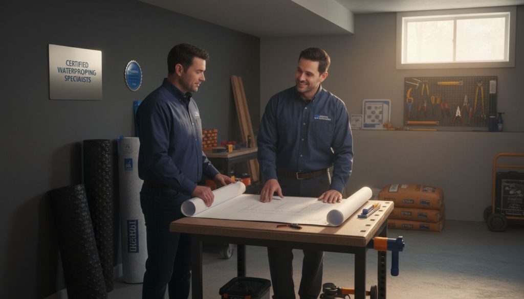 waterproofing contractor qualities