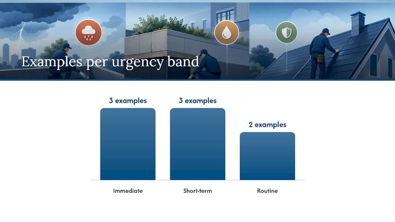 Diagram of repair urgency categories
