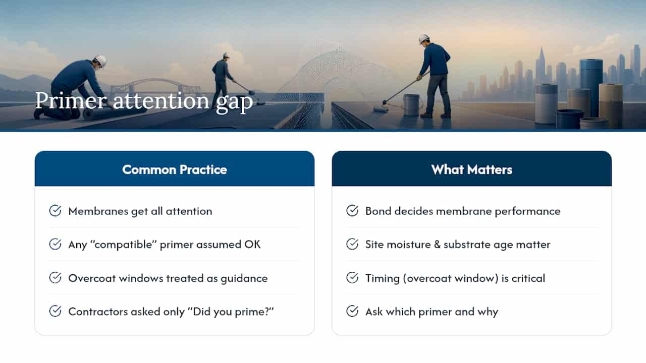 Why primer selection gets treated as an afterthought, and shouldn't — overview diagram