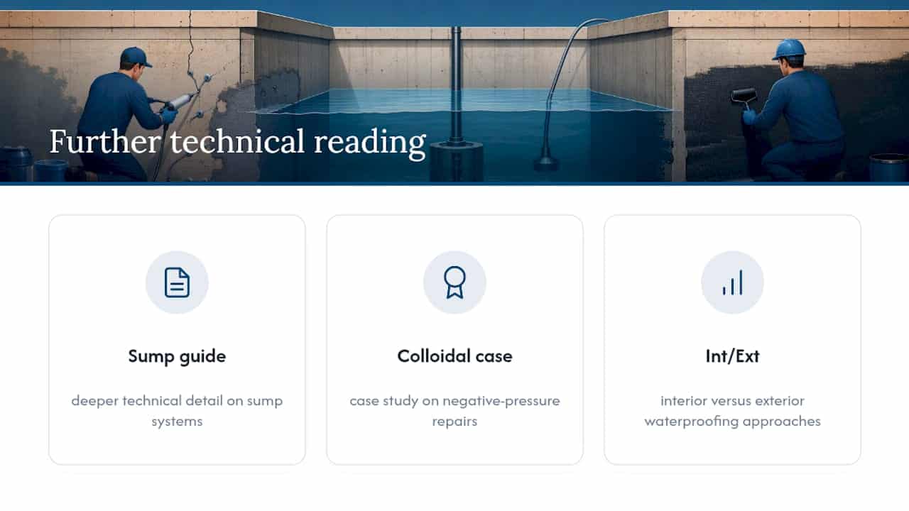 Further technical reading — overview diagram